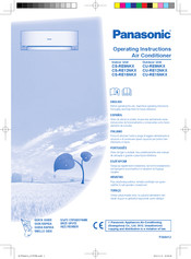 Panasonic CS-RE9NKX Manual De Operación