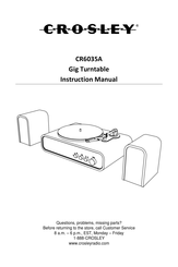 Crosley CR6035A Manual De Instrucciones