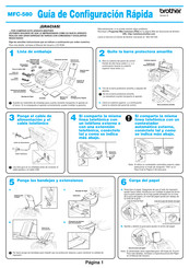 Brother MFC-580 Guía De Configuración Rápida