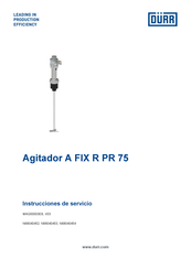 DÜRR A FIX R PR 75 370 Instrucciones De Servicio