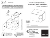 Corona PLUS 60 VESSEL VANITY Instrucciones De Ensamble