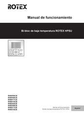 Rotex RHBX11CB Manual De Funcionamiento