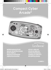 LEXIBOOK Compact Cyber Arcade JL2365FZ-1 Manual De Instrucciones