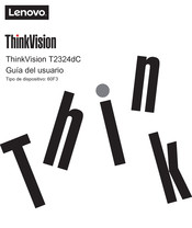 Lenovo ThinkVision T2324dC Guia Del Usuario