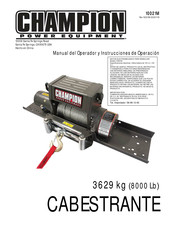 Champion Power Equipment 10021M Manual Del Operador Y Instrucciones De Operación