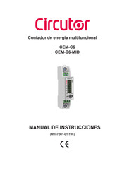 Circutor CEM-C6-MID Manual De Instrucciones