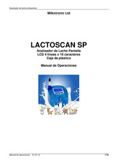 Milkotronic LACTOSCAN SP Manual De Operaciones