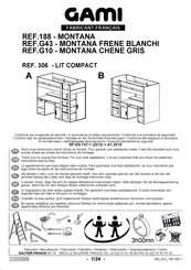 Gami MONTANA FRENE BLANCHI G43 Manual De Instrucciones