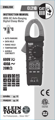 Klein Tools CL210 Manual De Instrucciones