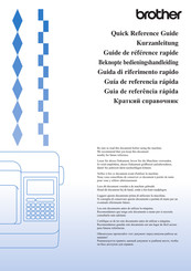 Brother 888H82 Guía De Referencia Rápida