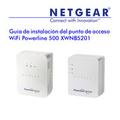 NETGEAR XWNB5201 Powerline 500 Guia De Instalacion