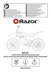 Razor MX125 Manual De Instrucciones