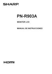 Sharp PN-R903A Manual De Instrucciones