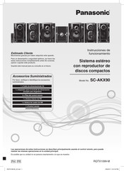 Panasonic SB-PF90 Instrucciones De Funcionamiento