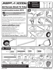 Radio Flyer All-Terrain Stroll 'N Trike 816 Manual Del Usuario