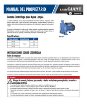 Little Giant LCP-10 Manual Del Propietário