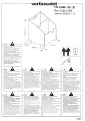 VERTBAUDET 70501-1051 Manual De Instrucciones