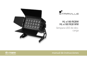 thomann Stairville HL-x180 RGBW Manual De Instrucciones