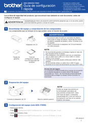 Brother ADS-1200 Guía De Configuración Rápida