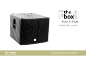thomann the box pro Achat 115 Sub Manual De Instrucciones