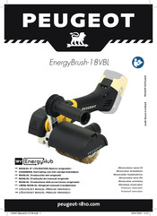 PEUGEOT EnergyBrush-18VBL Manual