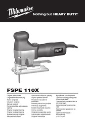 Milwaukee FSPE 110X Manual Original