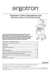 Ergotron STYLEVIEW SV44 Cart Manual Del Usuario