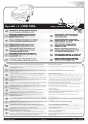 ECS Electronics HY-036-BL Instrucciones De Montaje