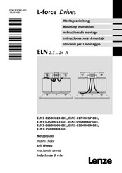 Lenze L-force ELN Serie Instrucciones Para El Montaje