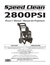 Speed Clean 2800PSI Instrucciones De Uso