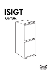 IKEA ISIGT FAKTUM Manual De Instrucciones