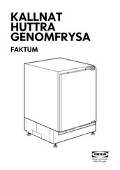 IKEA FAKTUM Manual De Instrucciones