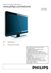 Philips 32PFL3403D Manual Del Usuario