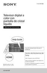 Sony BRAVIA KD-65X730F Manual De Instrucciones