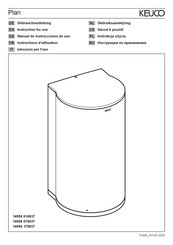 KEUCO Plan 14956 070637 Manual De Instrucciones De Uso
