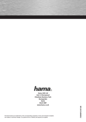 Hama 73090913 Manual De Instrucciones