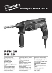 Milwaukee PH 26 Manual Original