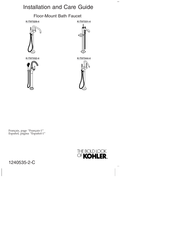 Kohler K-T97344-4 Guía De Instalación Y Cuidado