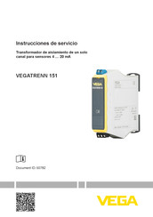 Vega VEGATRENN 151 Instrucciones De Servicio