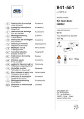 CRUZ 941-551 Instrucción De Montaje