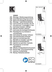 Kettler SENSE Instrucciones De Montaje Y De Uso