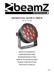 Beamz BAC504 ProPar Manual De Instrucciones