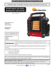 Mr. Heater MH9BX Instrucciones De Uso Y Manual Del Usuario
