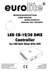 EuroLite LED CB-12/30 DMX Manual Del Usuario