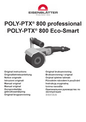 eisenblatter POLY PTX 800 professional Manual Original