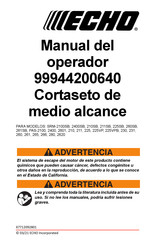 Echo 99944200640 Manual Del Operador