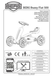 BERG Buzzy Fiat 500 Manual De Usuario