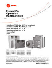 Trane TRAE300 2C Manual Del Usaurio