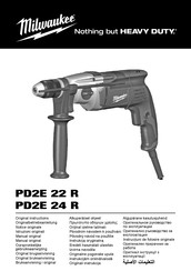 Milwaukee PD2E 24 R Manual Original