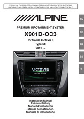 Alpine X901D-OC3 Manual De Instalación